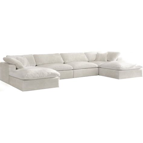 Everly Quinn Millersburg 158" Wide Velvet Modular Sofa & Chaise with Ottoman & Reviews | Wayfair Velvet Modular Sofa, Velvet Sectional, Sofa Chaise, Modular Sectional Sofa, Meridian Furniture, Upholstered Sectional, Modular Sectional, Chaise Sofa, Everly Quinn