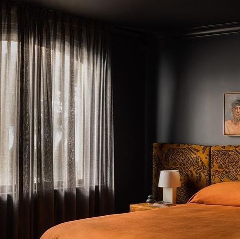 Studio Montemayor on Instagram: "Primary bedroom featured in @admexico & @vogueliving. Custom headboard in Tiger Mountain fabric by @Dedar, Grajales night stand by #GeorgeNakashima, Bloc parchment table lamp by @DesignFrères, custom coverlet in Milano Linen by @Claremont; Hommés Studio bench by @Larsen; Snake & Pomegranate rug by @christopherfarrdesign photo: @shadedeggesphotography styling: @yeddamorrison #studiomontemayordesign #shadedeggesphotography #yeddamorrison" Tiger Mountain, Christopher Farr, George Nakashima, Custom Headboard, Primary Bedroom, Clothing Photography, Night Stand, Bold Design, Bedroom Inspo