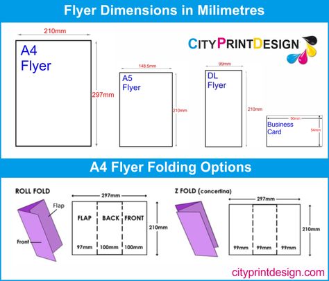 Flyer Size Guide, Info Flyer Design, Business Flyer Design Ideas, Logo Theory, Business Card Dimensions, Banks Ads, Brochure Graphic, Fitness Flyer, Flyer Size