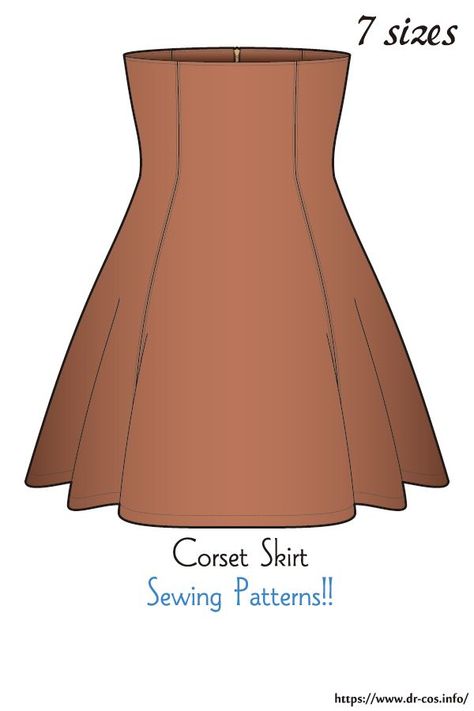 This is the pattern of Corset Skirt. cm size(A4 size) Children's-140/Ladies'-S,M,L,LL/Men's-L,LL At present, only Japanese. Added the number of fabric meters required for each size Corset Skirt Pattern, Skirt Sewing Patterns, Free Skirt Pattern, Korean Blouse, Skirt Patterns, 2024 Inspiration, Making Clothes, Corset Skirt, Skirt Sewing