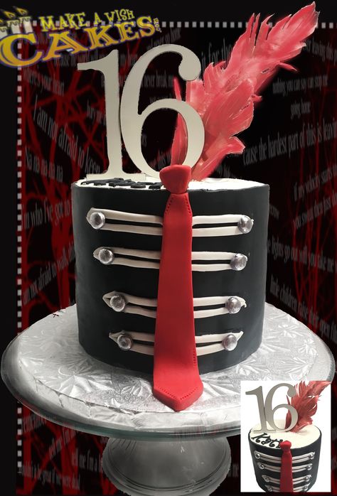 My Chemical Romance Party Ideas, My Chemical Romance Cake, Mcr Cake, 19th Birthday, My Chemical, Bday Ideas, My Chemical Romance, Make A Wish, Birthday Parties