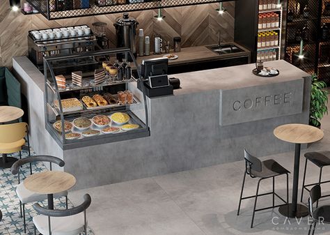 Gym Coffee Bar, Cafe Bar Counter, Coffee Booth, Coffee Shop Counter, Restaurant Exterior Design, Shop Counter Design, Design Tips And Tricks, Bar Counter Design, Cafe Counter