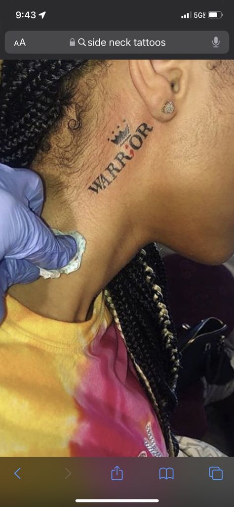 Tattoo Ideas Female Ear, Neck Tattoos Women Side, Neck Tats Women, Side Neck Tattoos Women, Side Of Ear Tattoo, Female Neck Tattoo Ideas, Neck Tattoo Women, Side Neck Tattoo, Neck Tattoos Women