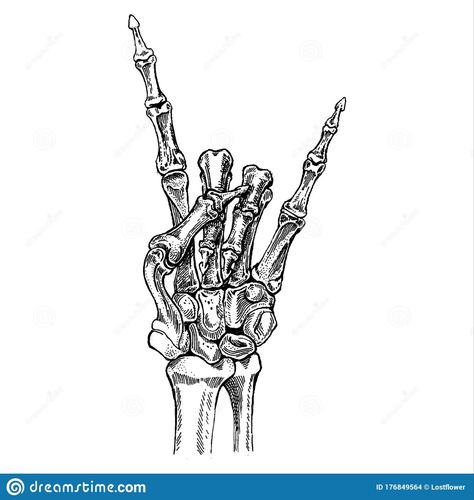 Metal Skeleton Hand, Dad Tattoo, Skeleton Drawings, Rock Hand, Dad Tattoos, Skeleton Hand, Skeleton Hands, S Tattoo, Dream Board