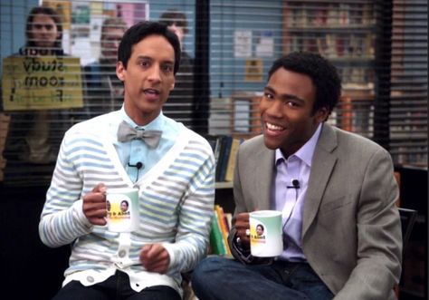 Troy & Abed Troy And Abed, Community Tv Show, Ken Jeong, National Best Friend Day, Ray Liotta, Community Tv, Morning Memes, Donald Glover, Childish Gambino