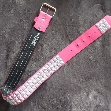 Hot Pink Hot Topic studded belt Pink Studded Belt, Pink Belt, Studded Belt, Bang Bang, Hot Topic, Hot Pink, Pink, Clothes Design