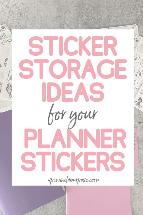 Good Storage Ideas, Sticker Storage Ideas, Sticker Collection Book, Planner Storage, Index Card Holders, Accordion Folder, File Folder Labels, Receipt Organization, Free Silhouette Cut Files