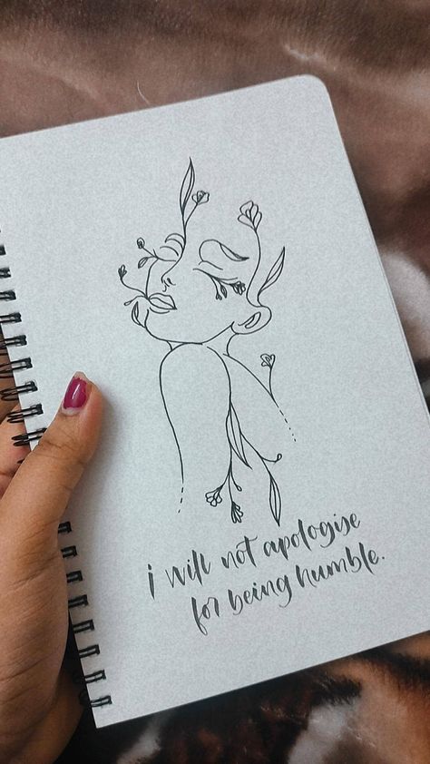 Asthetic Drawings Pencil Easy, Drawing On Dairy, Aesthetic Drawings With Quotes, A6 Size Painting, Topic Calligraphy, Pencil Sketches With Quotes, First Page Of Diary Ideas Name, Aesthetic Quotes Drawings, Motivational Art Drawings