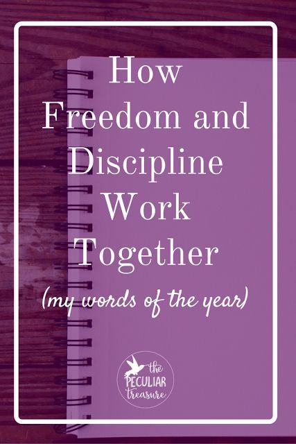 The Peculiar Treasure: How Freedom and Discipline Work Together (My Words of the Year) Words Of The Year, Parent Tips, Encouragement For Today, Freedom Meaning, Word Of The Year, One Word Quotes, Freedom Is, Mommy Blog, Special Interest