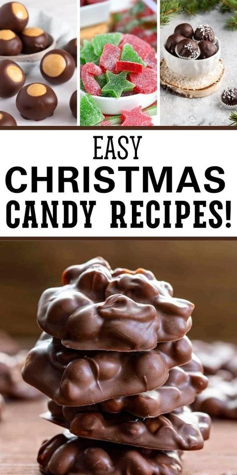 🎄 These easy Christmas Candy Recipes are perfect for gifting and holiday trays! #ChristmasCandy #HolidayTreats Easy Baked Christmas Treats, Candies To Make For Christmas, Quick Easy Candy Recipes, Easy Candy Recipes For Christmas, Sweetened Condensed Milk Candy Recipes, Christmas Recipes Candy, Cherry Mashers Candy, Christmas Dessert Snacks, Crockpot Candy Recipes Trisha Yearwood