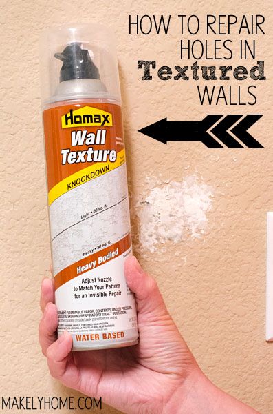 How to Repair Textured Drywall Textured Drywall, Spray Texture Walls, Wall Texture Ideas, Texture Ideas, Design Tricks, Texture Spray, Drywall Repair, Painted Chair, Home Fix