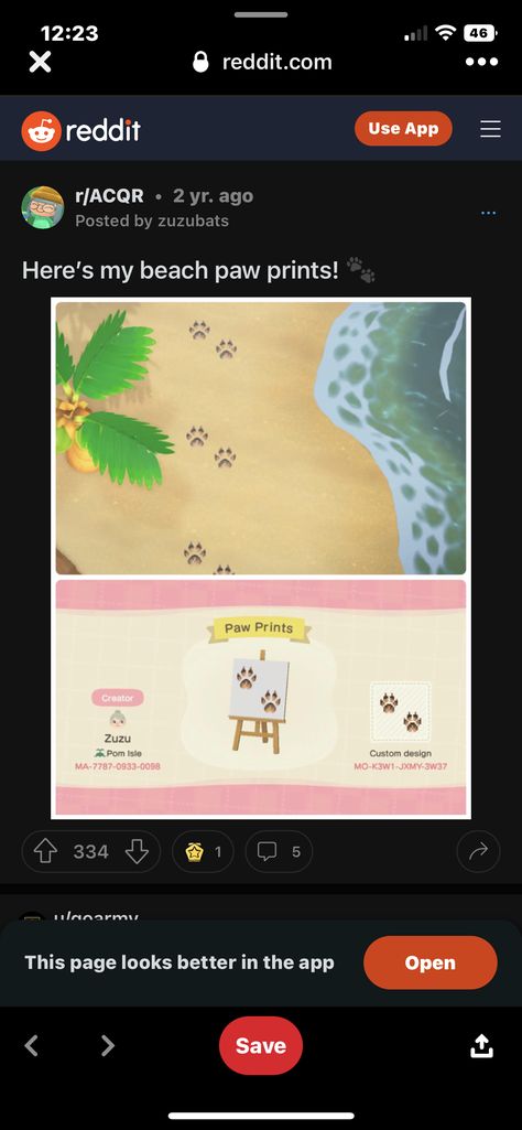 Acnh Footprints Code, Puddle Custom Design Acnh, Acnh Paw Print Design, Acnh Paw Print, Acnh Leopold, Acnh Sleeping Cat Design Code, New Animal Crossing, Animal Crossing, Paw Print