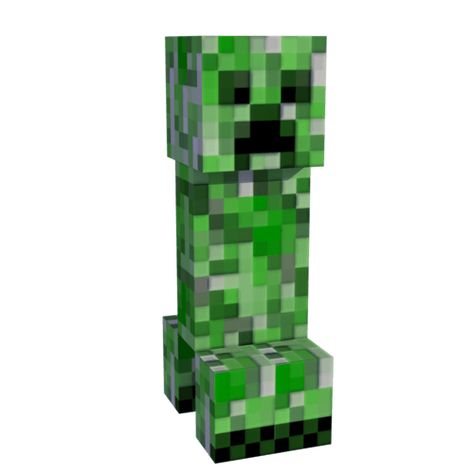 Creeper Minecraft, Minecraft Crafts, Minecraft, Skin, Green, Art