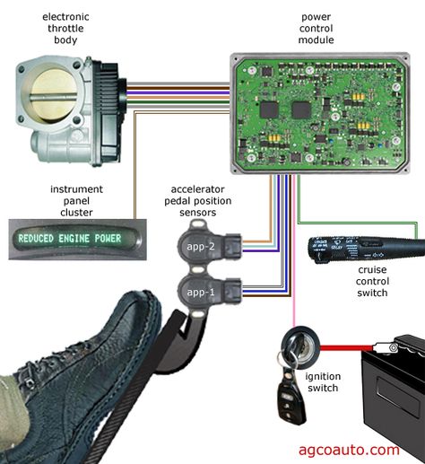 electronic throttle control system inputs and outputs Trailer Light Wiring, Car Ecu, Automotive Technician, Electrical Circuit Diagram, Automobile Engineering, Car Fix, Automotive Mechanic, Engine Control Unit, Electronic Circuit Projects