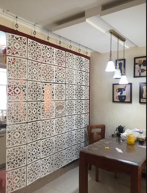 Room Divider Ideas Diy, Kids Room Divider, Hanging Screen, Room Partition Wall, Folding Screen Room Divider, Screen Partition, Moroccan Room, Hanging Room Dividers, Partition Screen