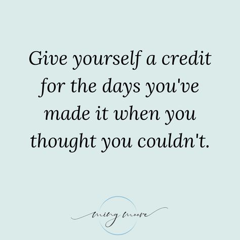 You have to give yourself more credit. Make it a habit that you find every day something to give yourself credit for and celebrate your wins whether big or small. Celebrating your achievements will give you a sense of accomplishment. ✨✨✨ Sense Of Accomplishment Quotes, Feeling Of Accomplishment Quote, Giving Credit Where It's Due Quotes, Celebrate Achievement Quotes, Celebrating Small Wins Caption, Small Accomplishments Quotes, Counting Down The Days Quotes, Small Achievements Quote, Celebrate Your Accomplishments Quotes