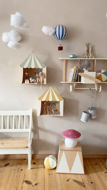 Circus Playroom, Circus Themed Nursery, Circus Theme Nursery, Toy Box, Circus Theme Room Decor, Circus Themed Playroom, Circus Nursery Theme, Circus Themed Bedroom, Circus Baby Room