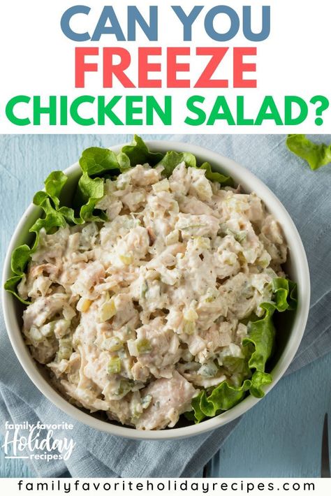 Wondering if it's possible to freeze leftover chicken salad? The answer depends on a few factors. We'll explain everything you need to know, including tips and tricks. Can You Freeze Chicken Salad, Leftover Chicken Salad, Costco Chicken Salad, Freeze Chicken, Freezing Chicken, Homemade Chicken Salads, Costco Chicken, Freezing Leftovers, Yogurt Chicken Salad