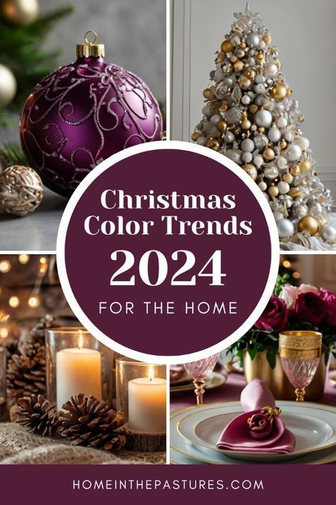 Christmas Colors 2024 Trends, Trending Christmas Colors 2024, Christmas Color Theme 2024, Christmas Decoration Color Schemes, Christmas Tree Colors 2024, Christmas Colors For 2024, Christmas 2024 Colors, 2024 Christmas Color Trends, Holiday Trends 2024