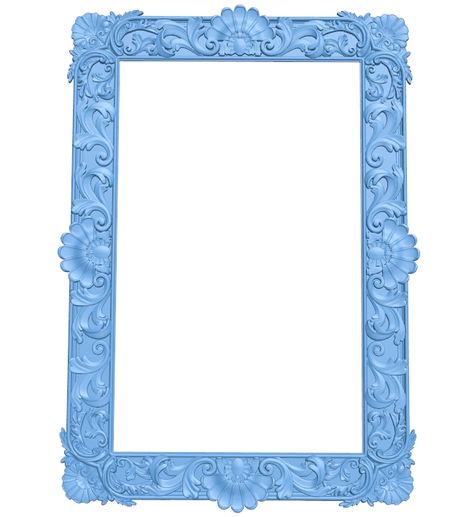 Picture frame or mirror A005810 download free stl files 3d model for CNC wood carving – Download Stl Files Vector Art 3d, Template Frame, Cnc Wood Carving, Cnc Engraving Machine, Gold Photo Frames, Frame Download, Cnc Engraving, Cnc Wood, Stl Files