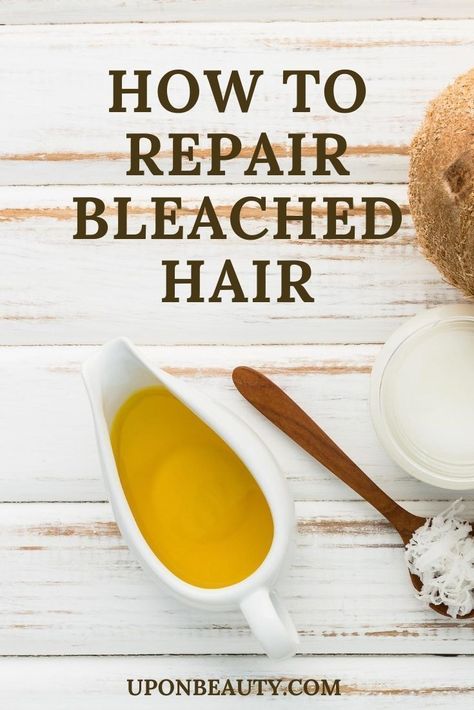 If you want to save your hair from bleach damage, then you're probably wondering how to repair bleached hair? Well, you�ve come to the right place! #coconutoil #hairtreatment #haircare #coconutoilhairmask #hair Repair Bleached Curly Hair, Diy Hair Mask For Bleached Hair, Damaged Bleached Hair Repair, Bleached Damaged Hair Repair, How To Fix Damaged Hair From Bleach, How To Repair Bleached Damaged Hair, How To Take Care Of Bleached Hair, Bleach Damaged Hair Repair, Hair Repair Diy Damaged