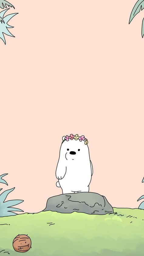 Polar Bear Drawing, Ice Bear We Bare Bears, We Bare Bears Wallpapers, Ice Bear, Ice Bears, Karakter Disney, 강아지 그림, Funny Iphone Wallpaper, Cute Panda Wallpaper