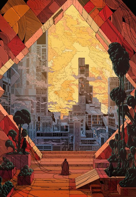 Kilian Eng, Concept Art Landscape, Moebius Art, Graphisches Design, Posca Art, Architecture Design Concept, Cyberpunk Art, Art And Illustration, 판타지 아트