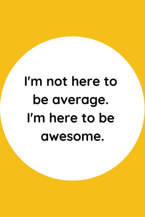 Motivational quote to keep you going. If you've got a dream, follow it! Everyone can be average, but it takes a hard-working and motivated individual to be awesome. Be Awesome, Hard Working, Motivational Quote, It Takes, A Dream, Work Hard, Pie Chart, Motivational Quotes, Take That