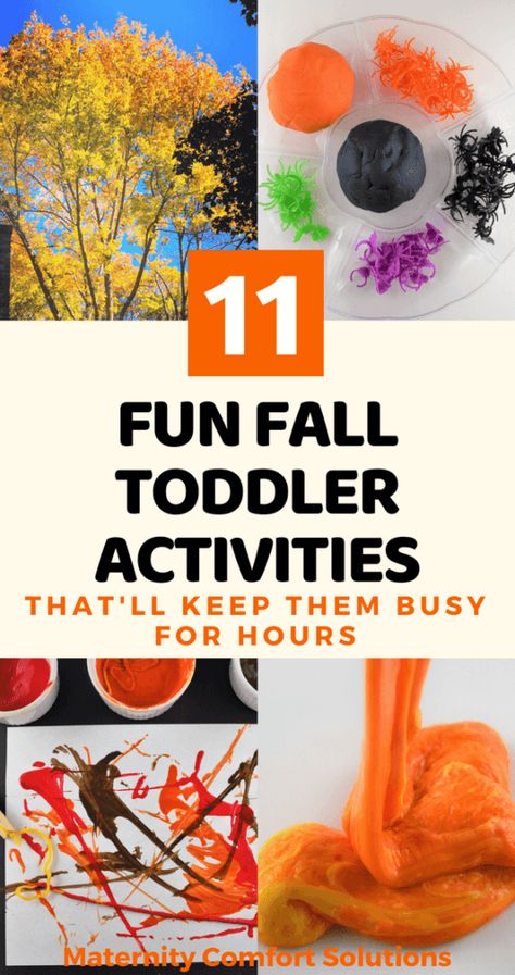 11 Fun Fall Activities For Toddlers Mandala Tattoo Lotus, Fall Toddler Activities, Fun Autumn Activities, Playdough Slime, Hershey Kiss Cookies, Fall Activities For Toddlers, Fall Sensory, Fall Crafts For Toddlers, Slime Ideas