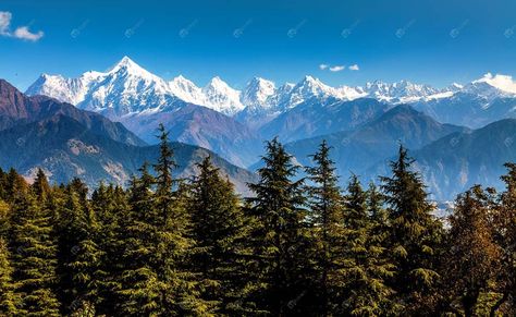 Usage Type: Suitable for Commercial use. Himalayas Mountain, Snow Peak, Mountain Peak, Snow Mountain, Scenic Beauty, Beautiful Landscape Wallpaper, Beaches In The World, Pine Forest, Landscape Wallpaper