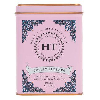 Cherry Blossom Tea, Harney And Sons Tea, Cherry Tea, Green Teas, Premium Tea, Tea Bag Holder, Tea Tins, Cherry Flavor, Iced Drinks