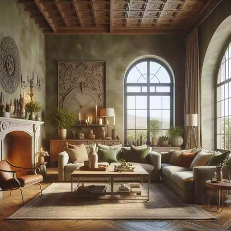 Elegant Tuscan Style Home Interiors: Top 10 Tips | Cozy Haven Tales Tuscan Interior Paint Colors, Tuscan Villa Interior Decor, Tuscany House Interior, Tuscan Style Homes Interior, Italy Homes Interior, Tuscan Remodel, Tuscan Living Room Ideas, Tuscan Interior Design, Tuscan Homes Interior