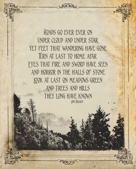 One of the most simplest and awesome poems ever!!! Hobbit Quotes, Lotr Quotes, Tolkien Quotes, Into The West, Bilbo Baggins, After Life, Jrr Tolkien, A Poem, Superwholock