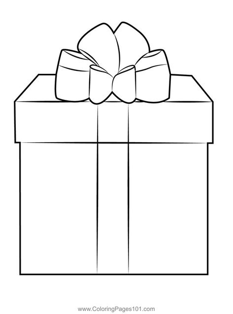 Christmas Gift Coloring Page Gift Coloring Page, Christmas Present Coloring Pages, Presents Ideas, Gifts 2023, Free Christmas Gifts, Christmas Apps, Icons Instagram, Easy Coloring, 50 Christmas