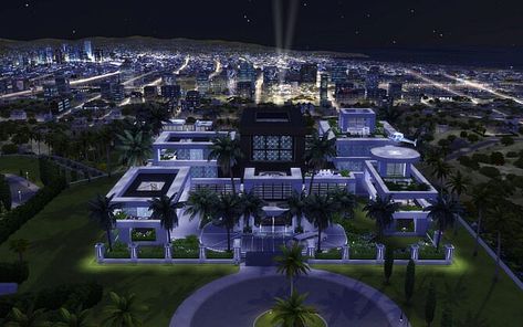 Houses and Lots, Residential Lots: Superstar Mega Mansion by alexiasi – Mod The Sims 4. This is the ultimate mega mansion for your celebrity Sim. Built on the tallest hill in Del Sol Valley overlooking the city this modern house offers everything a spoiled Sim can wish for. 3 pools, 2 hot tubs, hot spring, […] The post Superstar Mega Mansion by alexiasi at Mod The Sims 4 appeared first on Lana CC Finds - Sims 4 CC, Hair, Worlds, Cheats, Guides, Mods Sssvitlas. Sims 4 64x64 Mansion, Sims 4 Celebrity Mansion, Sims 4 Mansion Luxury, Sims 4 Modern Mansion, Mega Mansions Luxury, Mansion Layouts, Sims 4 Mansion, Modern Mega Mansion, Large Mansion