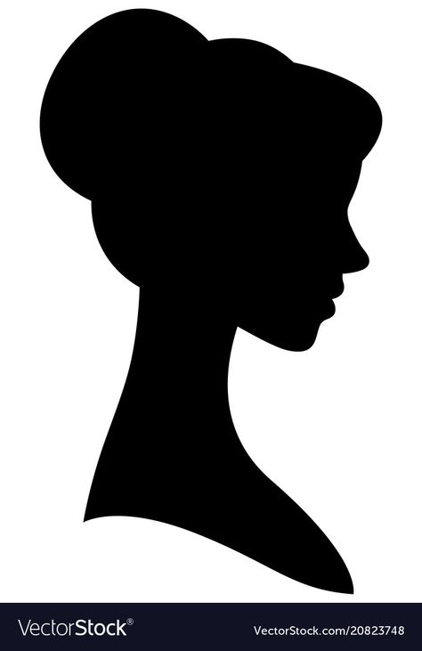 Woman In Profile, Silhouette Head, Silhouette Of A Woman, Bride Head, Female Silhouette, Girl Silhouette, Female Profile, Make Pictures, Silhouette Portrait