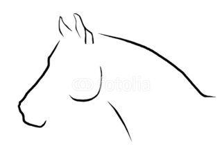 Horse Tattoo Design, Simple Line Drawings, Horse Silhouette, Horse Tattoo, Horse Pattern, Horse Drawing, Horse Drawings, Hobby Horse, Equine Art