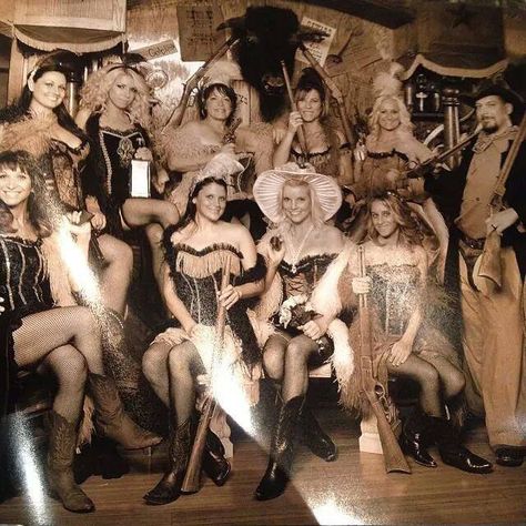 Wild West Gals at my Bachelorette party! I love these ladies <3! Deadwood Bachelorette Party, Vintage Western Bachelorette, Dude Ranch Bachelorette Party, Ranch Bachelorette Party, Wild West Bachelorette Party, Wild West Bachelorette, Wild West Wedding, Western Bachelorette Party, Scottsdale Bachelorette Party