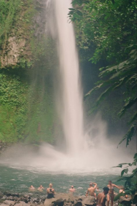 #costarica #summer #film #filmaesthetic #vintage #grain #river #waterfall #tropical #vacation #travel Waterfall Tropical, River Waterfall, Summer Film, Tropical Island, Tropical Vacation, Tropical Islands, Film Aesthetic, Vacation Travel, Grain