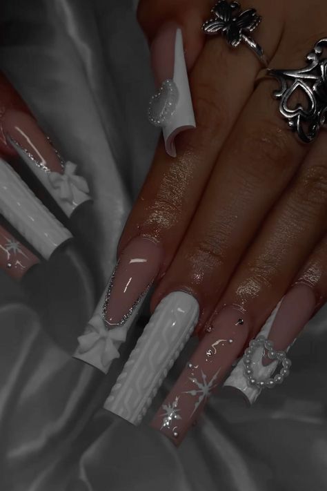 Stylish Nail Art, Nail Art Idea, Elegant Nail, Elegant Nail Art, Hard Nails, Winter Nails Acrylic, Pretty Gel Nails, Long Acrylic Nails Coffin, Acrylic Nails Coffin Pink