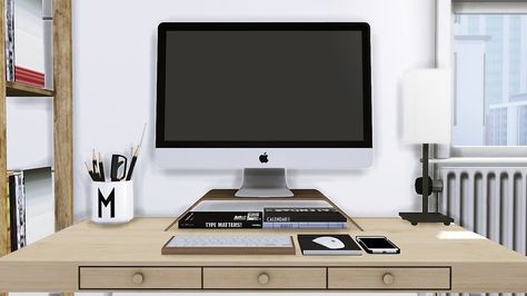 MXIMS - Apple iMac Pro 27" 2017 Update 2018 Apple iMac Pro... Sims 4 Mac, Imac Desk Setup, Leather Desk Pad, Iphones For Sale, Unlock Iphone, Apple Imac, Sims 4 Update, Apple Computer, Sims 4 Cc Furniture