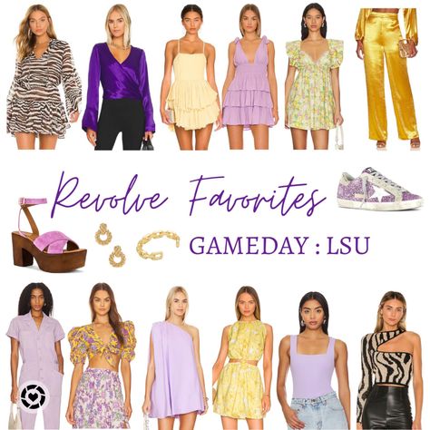 Lsu Gameday Outfit Purple Gold, Ecu Game Day Outfit, Lsu Football Game Outfit, Lsu Tailgate Outfit, Purple Game Day Outfit, Lsu Gameday Outfit, Gameday Outfit Lsu, Lsu Game Day Outfit, Lsu Tailgate