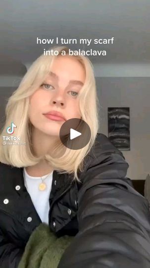 6.1K views · 13K reactions | How I turn my scarf 🧣into a balaclava Tag🔖 Save for later💖 Follow for more idea's Aesthetic style for girl's | Aesthetic outfit ideas | aesthetic_vibbe · Original audio How To Tie A Scarf Like A Balaclava, Winter Scarf Aesthetic, Winter Scarf Balaclava, Aesthetic Outfit Ideas, Aesthetic Fashion, Aesthetic Clothes