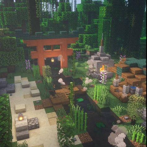 @minecraftdecoration.daily on Instagram: “A zen garden!! 🤩🧐 Support the link in my bio and watch my new YouTube Tutorial! Credits: @extraarbuilds” Minecraft Exterior, Garden Minecraft, Minecraft Landscape, Minecraft Garden, Minecraft Things, Japanese Zen Garden, Zen Garden Design, Minecraft House Tutorials, Diy Minecraft