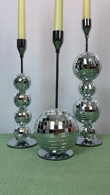 Diy Disco Ball, Ball Candles, Disco Balls, New Year’s Eve, Found On Amazon, Disco Ball, Diy Party, Happy New, Happy New Year