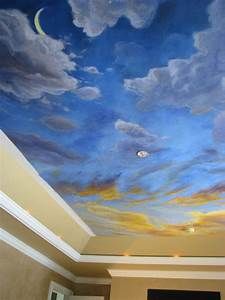 The 25+ best ideas about Cloud Ceiling on Pinterest ... Bedroom Ceiling Mural, Swedish Forest, Ceiling Mural, Sky Ceiling, Ceiling Painting, Ceiling Murals, Wallpaper Ceiling, Ceiling Art, Bedroom Murals