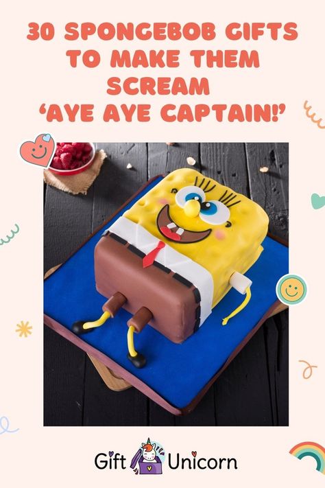 Spongebob Gift Ideas, Spongebob Gifts, Musical Gift Ideas, Aye Aye Captain, Captain Gifts, Gifts To Make, Aye Aye, Birthday List, Experience Gifts