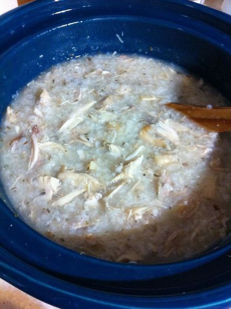 OMG I think I will FOREVER be making jook in the crockpot! It can't get ANY EASIER than this! I turned the crockpot on ... Jook Recipe Hawaii, Turkey Jook Recipe, Jook Recipe, Ono Kine Recipes, Crockpot Turkey, Hawaii Food, Easy Turkey, When I Go, Hawaiian Food