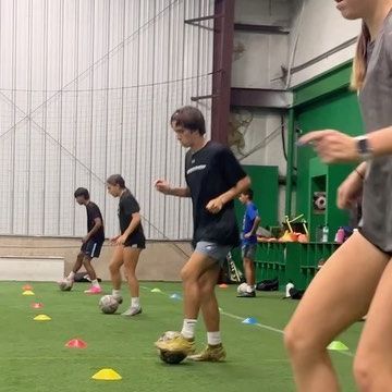 Running Facts, Soccer Exercises, Soccer Workout, Practice Makes Progress, Soccer Training Workout, Soccer Workouts, Soccer Drills, Progress Not Perfection, Soccer Coaching