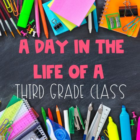 A Day in the Life of a 3rd Grade Classroom! - The Friendly Teacher Third Grade Classroom Setup, Third Grade Classroom Decor, Third Grade Literacy, Third Grade Writing, Classroom Schedule, Disney Classroom, Teach Reading, Math Writing, Teaching Third Grade